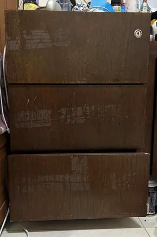 Wooden Storage Drawer Unit
