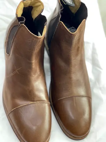 Brown original  leather Chelsea ankle boots — used, good condition