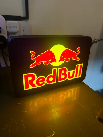 Redbull LED sign