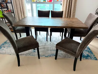 Dining Table with 6 Chairs