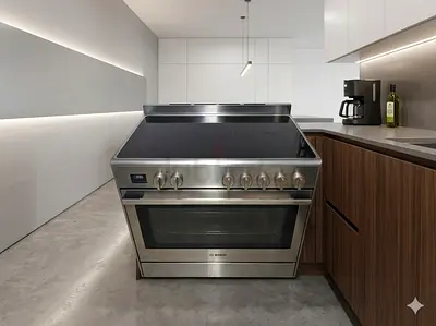 Bosch latest model series 8 full electric ceramic 5 HOBS oven dual fan cooking range 90x60 hsysh