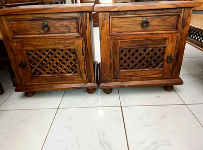 Marina nightstand tables- bed side tables- solid Wood