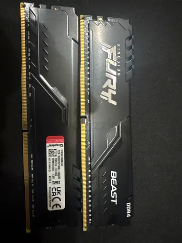 Pair of Kingston FURY Beast DDR4 64 GB RAM modules (used)