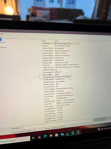 Microsoft surface pro 7