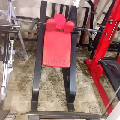 Hack squat / leg press machine - used gym equipment