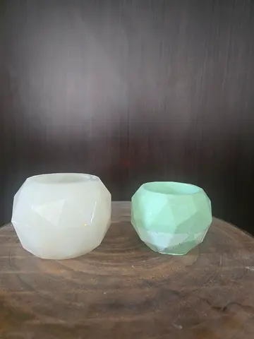 Boowan Nicole Silicone Molds Geometric Decorative Candle Holders