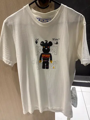 My off-white graphic T-shirt — unisex, gently used