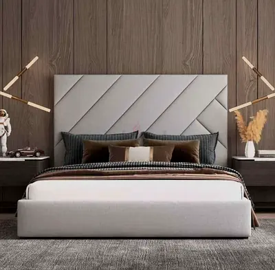 Primium Quality king size Headboard Designe fully customisable bedframe in soft Valvet Fabric