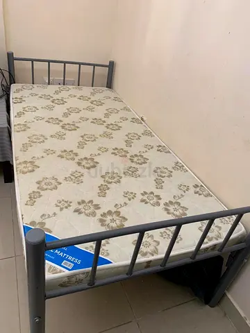 Single Bed with new medicated mattress for urgent sale
