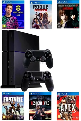 Sony PlayStation 4 - Fat - 500 GB with 2 Controller