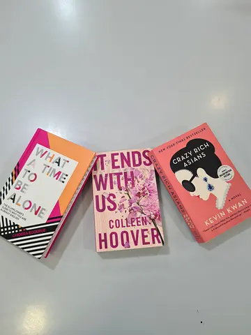 My 3 Paperback Bundle — Crazy Rich Asians, It Ends With Us  Contemporary Novel