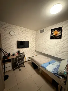 Fully furnished partition room with balcony