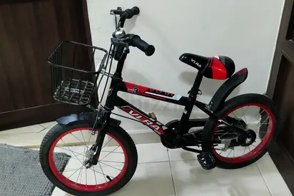 Kids 16-inch bicycle with front basket — good condition