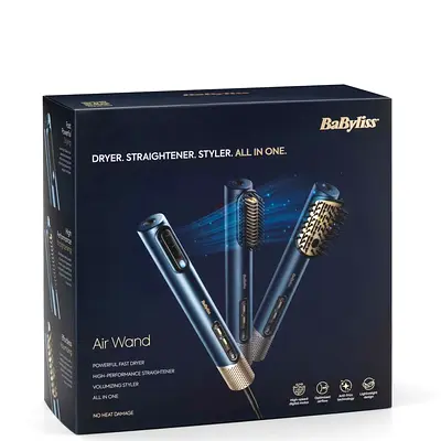 My BaByliss Air Wand 3-in-1 Dryer, Straightener  Styler (Boxed)