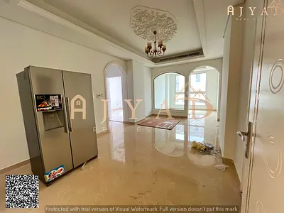 للإيجار: شقة غرفة وصالة مع مجلس بالمويهات 3، قرب مول مركاز، غرفة ماستر، 2 حمام، مكيف، بلكون، جيم، مسبح، شهر مجاني