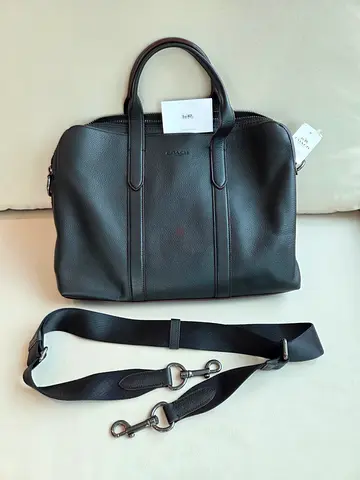 COACH leather briefcase caden type