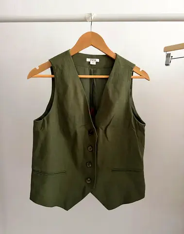 Ostin Olive Green Vest - Size S