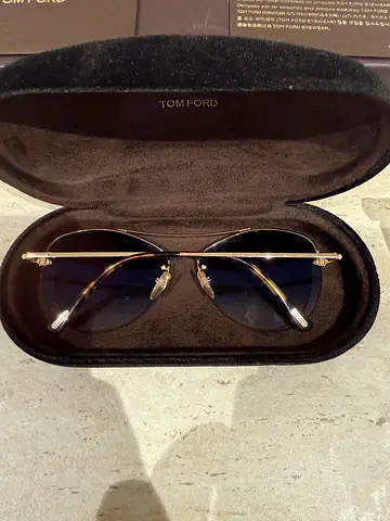 Tom Ford aviator sunglasses with original case - Brand New Never Worn