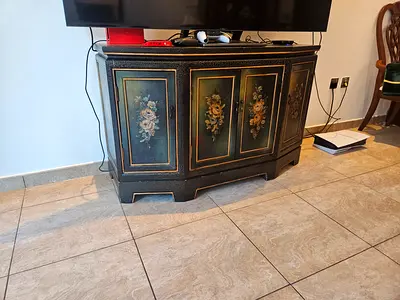 Italian mirror with cabinet