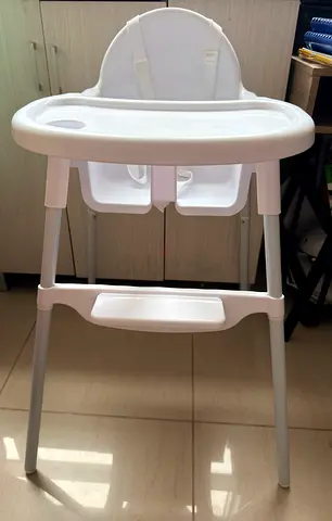 Junior White High Chair