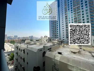For rent in Ajman Al Nuaimiya 3, 1-bedroom apartment with 2 bathrooms and open view, prime location, 4 payments, AED 27,000, security cheque required.