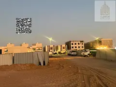 Commercial residential land G+35 in Al-Aamerah, directly on Mohammed Bin Zayed Road, Ajman. Freehold