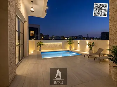 Luxury villa for sale with private pool and composer street including registration feer