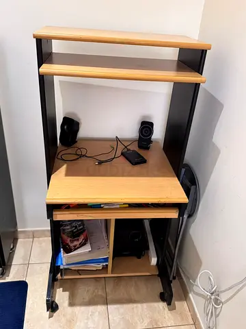 Compact and Stylish Computer table with Shelves - Moving out sale!