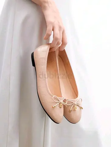 Elegant Nude Ballet Flats
