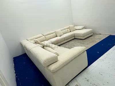 Looks great condition Italy brand Ushape sofa
