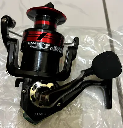 FISHING REEL XFORCE AL6000 korean Red/Green for jigging/cast