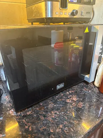 Black ad decker microwave oven for sale