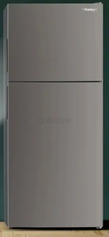 Brand new refrigerator Bompani 338L Double Door Refrigerator, Dark Silver, BR410S for aed 600