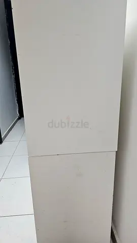 White two-door small cabinet