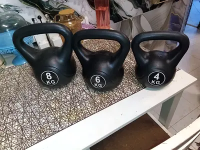 Set of 3 Kettlebells — 4kg, 6kg, 8kg