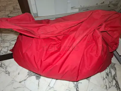 Red Bean Bag Chair - Used, Comfortable Lounger