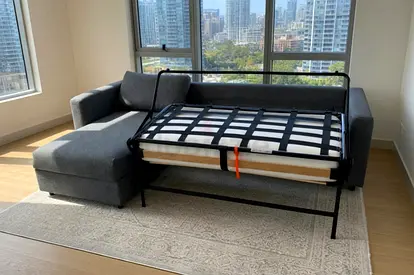 Ikea vimle L shape sofa bed with mattress