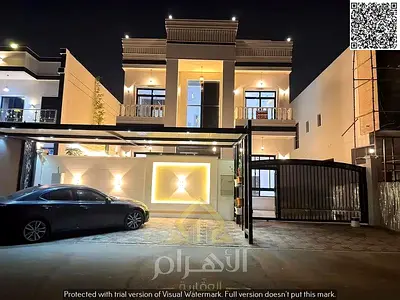 بمقدم 10% فقط | تملك فيلا فاخرة بالياسمين عجمان | 5 غرف ماستر وروف | جاهزة للسكن.