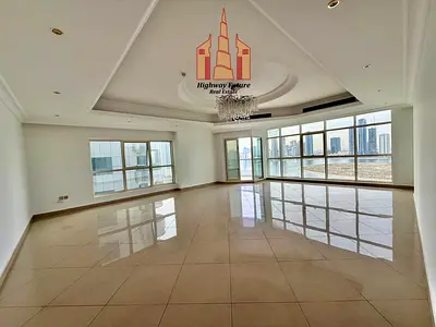 Spacious sea view 3bhk with balcony wardrobes maid room free covered parking