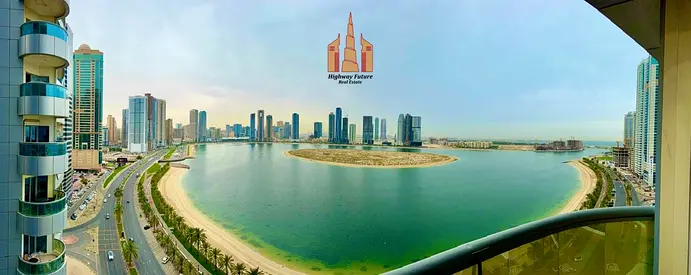 Spacious sea view 3bhk with balcony wardrobes maid room free covered parking