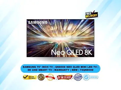 Samsung 75 Inch TV | QN800D Neo QLED Mini LED TV | 8K UHD Smart TV | Warranty | New | 75QN800D