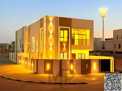 Corner villa for sale in Al Amrah area – Ajman | Prime location close to all services | Freehold o