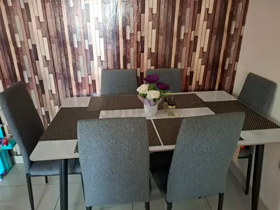 6 chair dining table