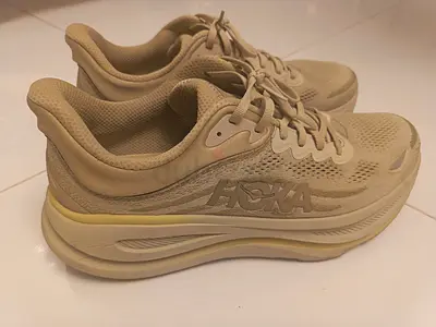 Hoka Bondi 9 Mens Running Shoes (Grassland | Oyster Mushroom)