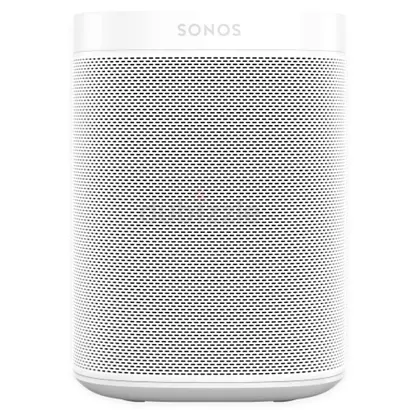 Sonos One Smart Loudspeaker, voice assistant, wall mount, white