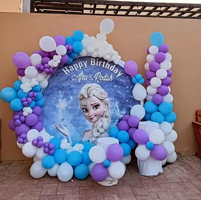Frozen Themed Birthday Decoration