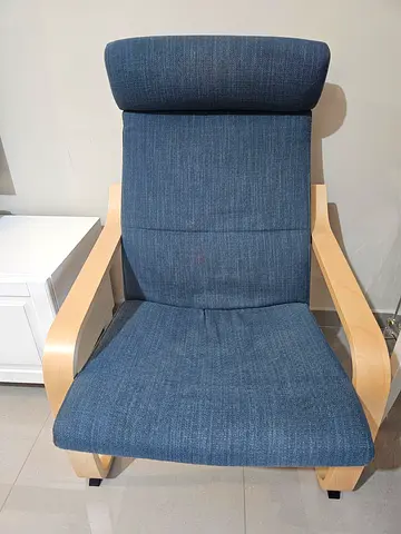 Ikea Poang chair - like new - Dark blue