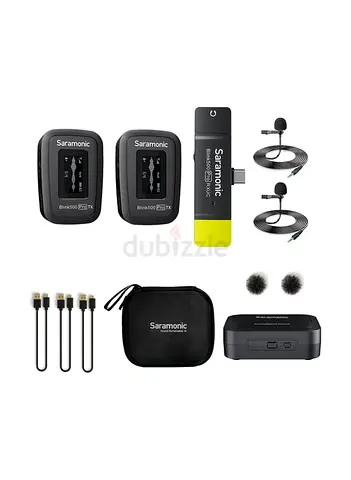 Saramonic Blink500 Pro B6 2.4GHz Dual-Channel Wireless Microphone system with Charging Case