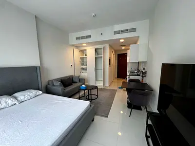 Furnished Studio | Viridis Tower C | Balcony & Pool Views | Ready To Move