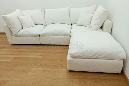 Marina Homes super comfy modular sofa with ottoman